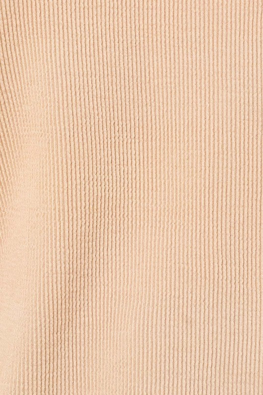 Long Sleeve Top With Puff Sleeves