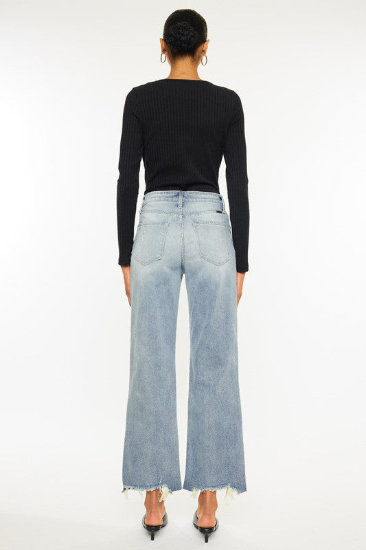 Kan Can USA High Rise Slim Wide Leg