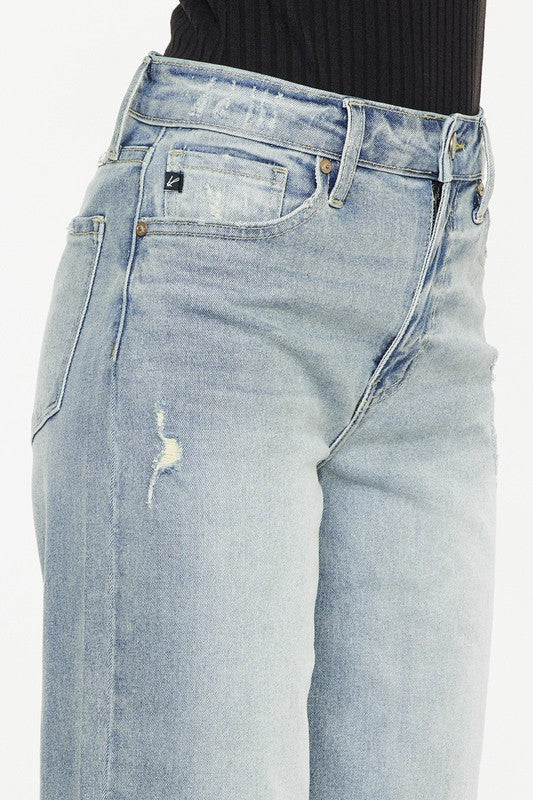 Kan Can USA High Rise Slim Wide Leg