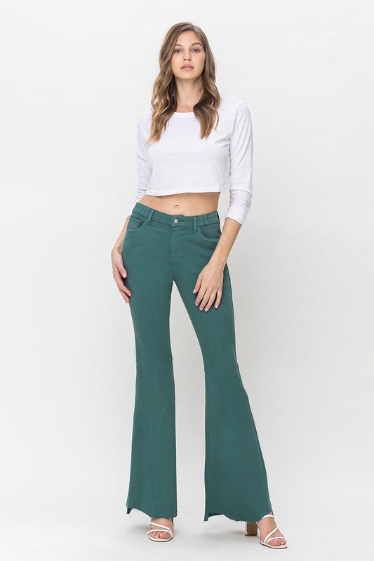 Vervet by Flying Monkey Super High Rise Wide Leg Jeans