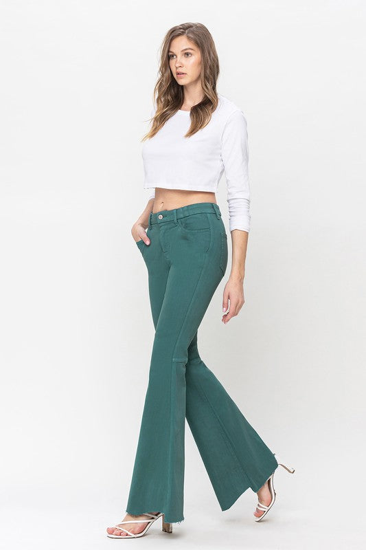 Vervet by Flying Monkey Super High Rise Wide Leg Jeans