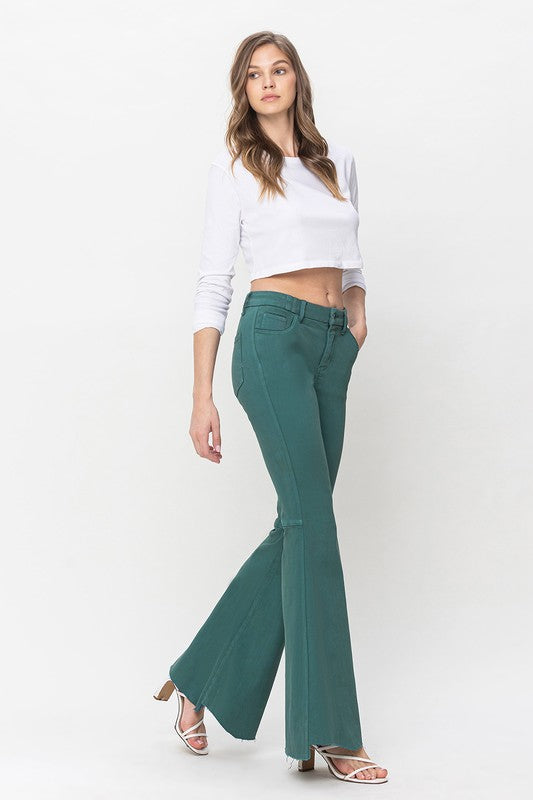 Vervet by Flying Monkey Super High Rise Wide Leg Jeans