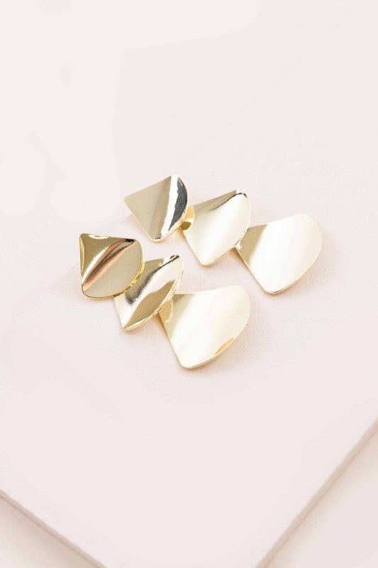 Falling Gold Earrings