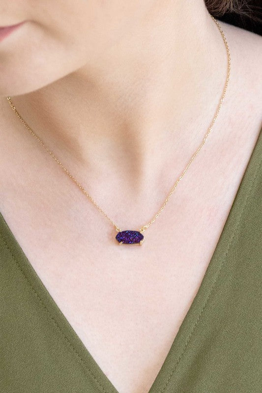 Marquise Druzy Necklace