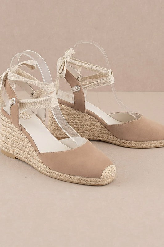 Alondra Espadrille Lace Up Wedge