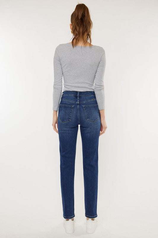 Kan Can USA High Rise Slim Straight Jeans