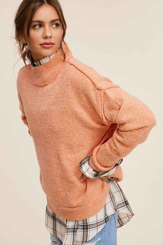 Ella Mock Neck Sweater