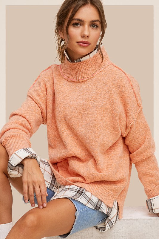 Ella Mock Neck Sweater