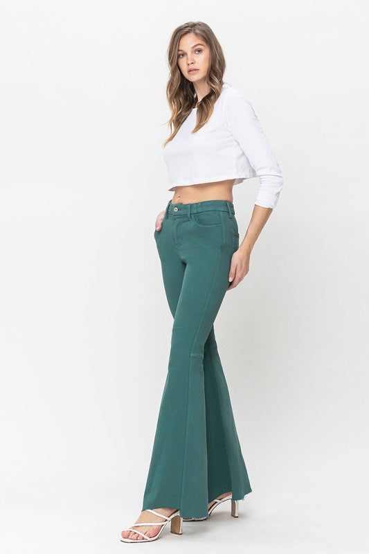 Vervet by Flying Monkey Super High Rise Wide Leg Jeans