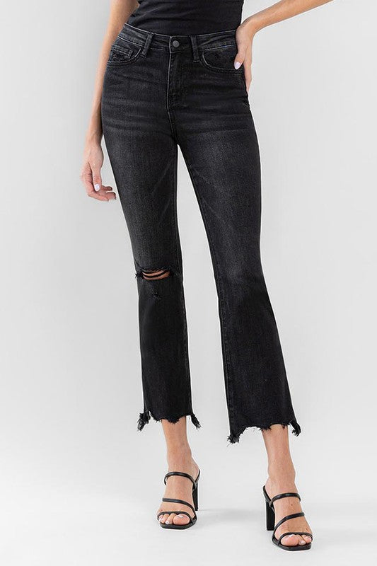 Flying Monkey High Rise Ankle Bootcut Jeans