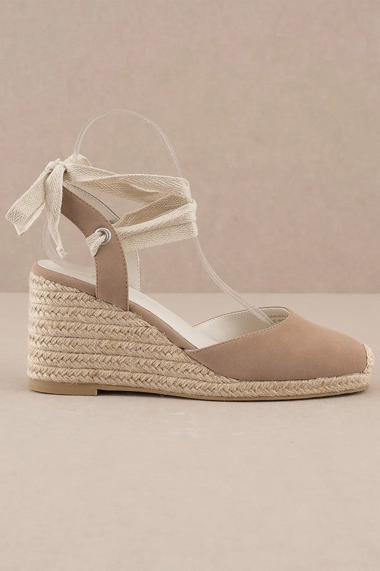 Alondra Espadrille Lace Up Wedge