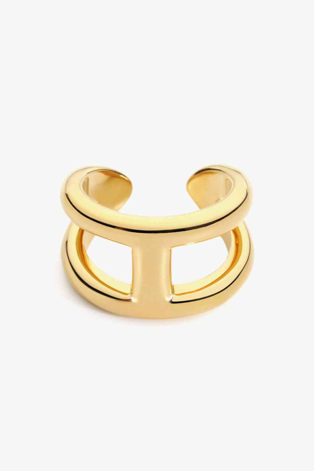 18K Gold Plated Double-Layered Open Ring